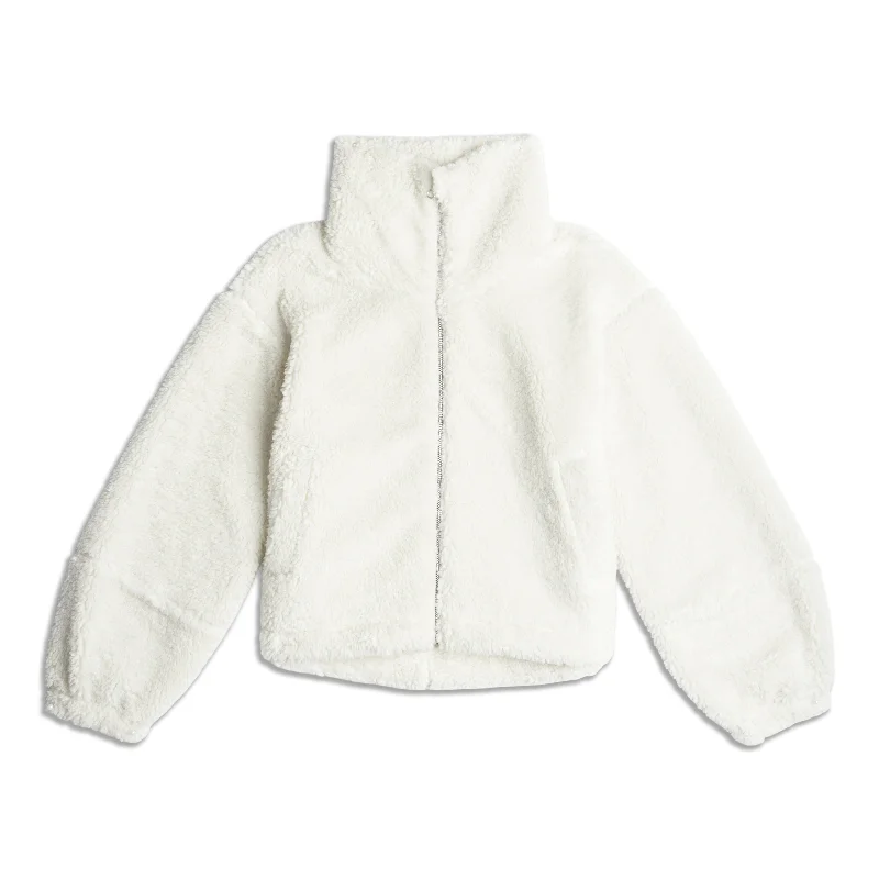 Cinchable Fleece Zip Up - Resale