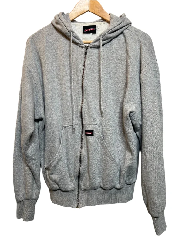 Dickies Grey Zipped Hoodie (Size M) Hoodies & Sweatshirts Fashion