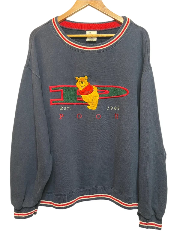 Disney Pooh Navy Sweatshirt (Size XL) Cozy Hoodies & Sweatshirts