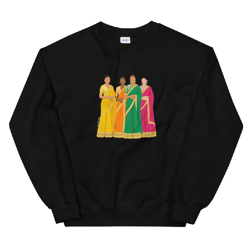 Desi Aunties Sweatshirt Warm Fleece Sweatshirts