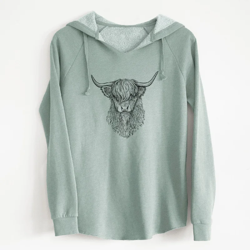 Scottish Highland Cow - Bos taurus taurus - Cali Wave Hooded Sweatshirt Comfort Hoodie Sweatshirt
