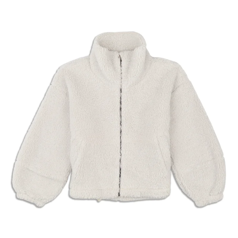 Cinchable Fleece Zip-Up - Resale