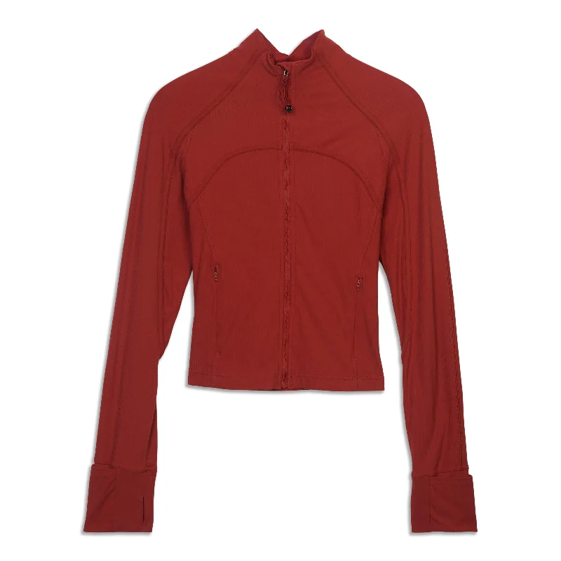 Ribbed Cropped Define Jacket - Resale