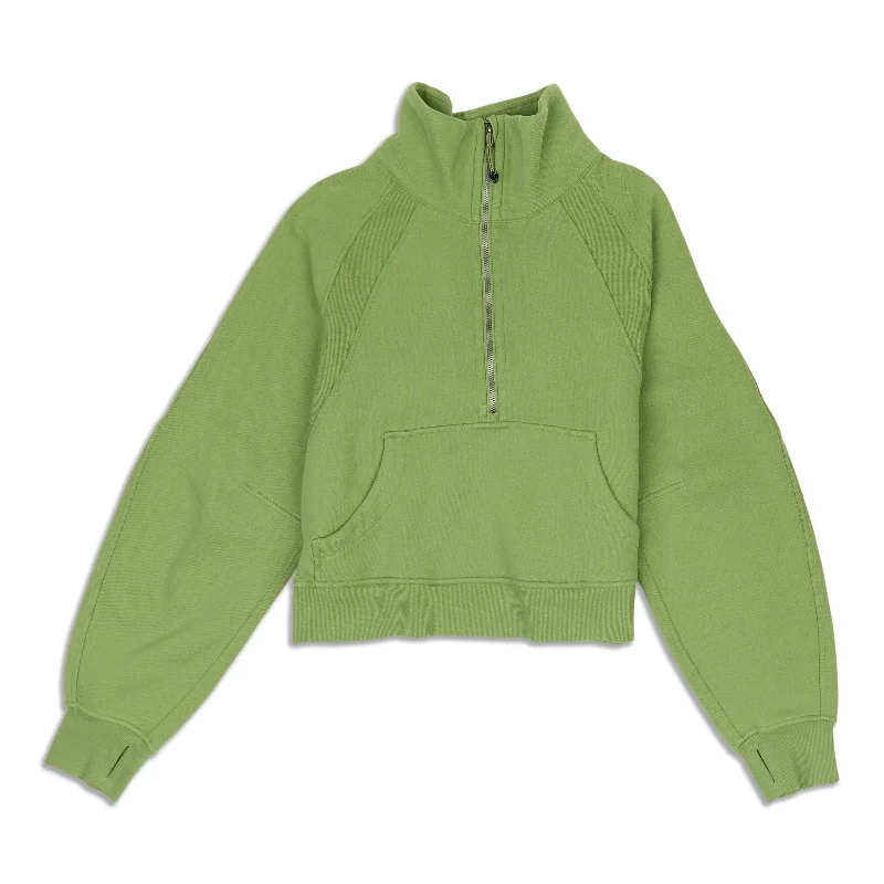 Scuba Oversized Funnel Neck Half-Zip