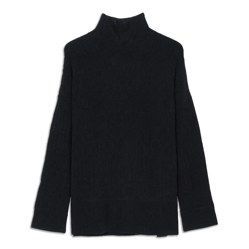 Cable-Knit Relaxed-Fit Sweater - Resale