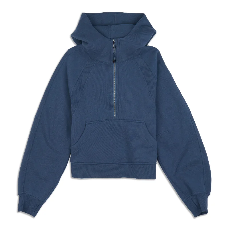 Scuba Oversized Half-Zip Hoodie - Resale