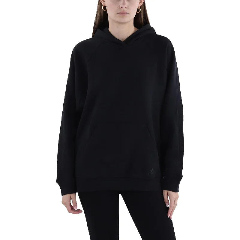 Adidas Womens Fleece Pullover Hoodie Hoodie Sweatshirt for Fall