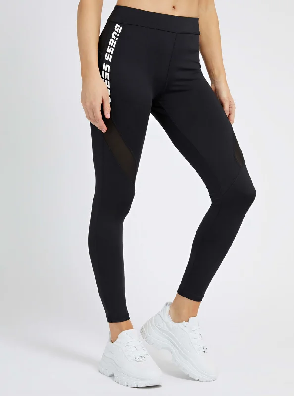 Eco Black Angelica Active Leggings Women’s Oversized Hoodie