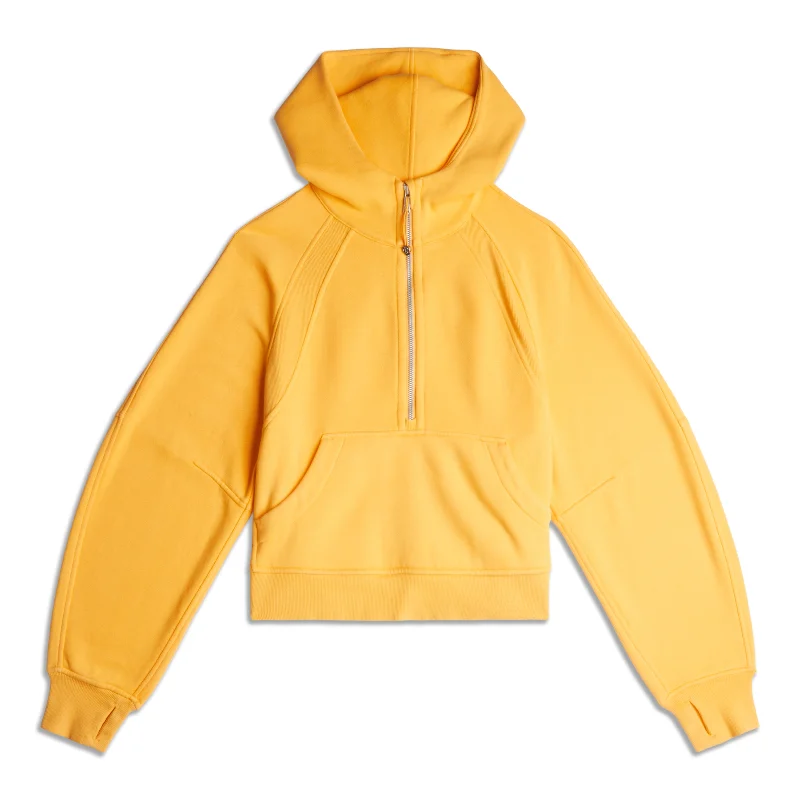 Scuba Oversized Half-Zip Hoodie - Resale