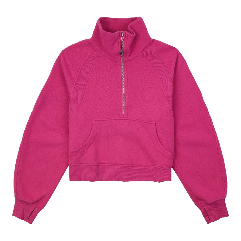 Scuba Oversized Funnel Neck Half Zip - Resale