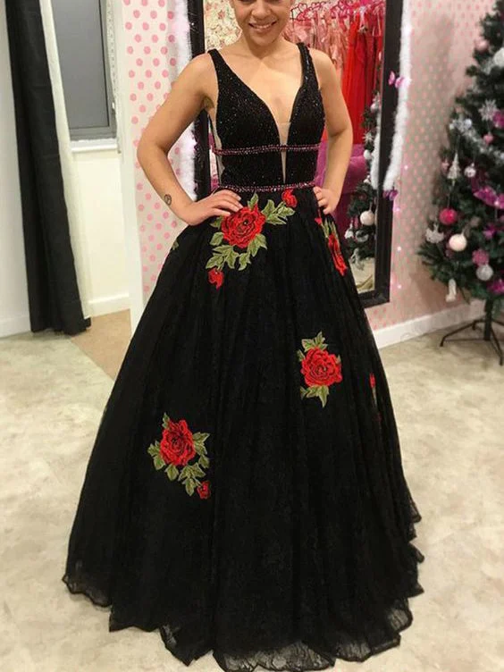 Black Prom Dresses A line Straps Beautiful Prom Dress Sexy Evening Dress JKL1061 Minimalist unclassified dresses Black Prom Dresses A line Straps Beautiful Prom Dress Sexy Evening Dress JKL1061 Minimalist unclassified dresses