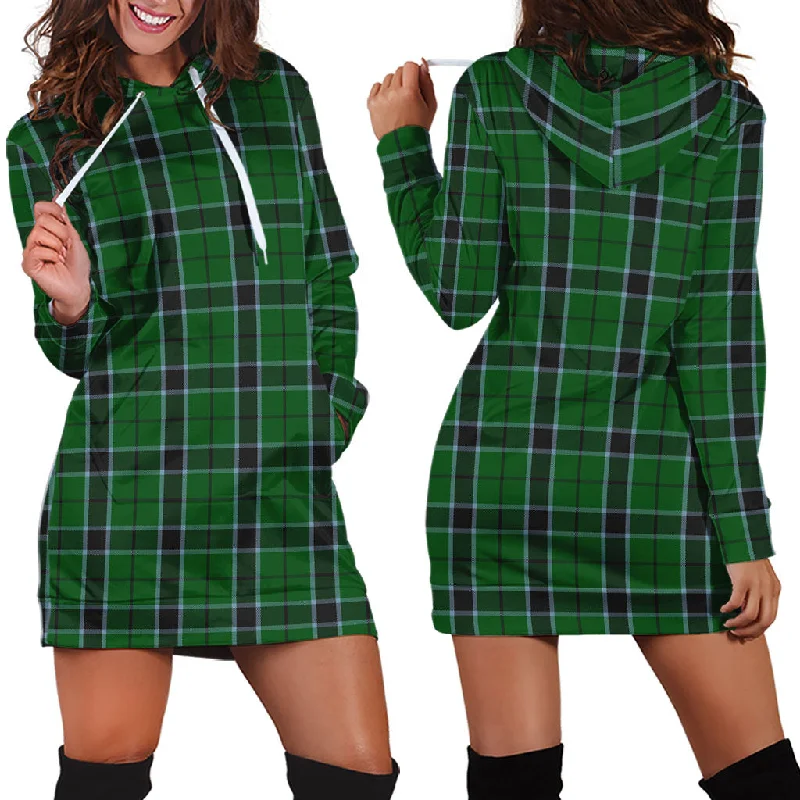 Innes Hunting Tartan Hoodie Dress Preppy unclassified dresses