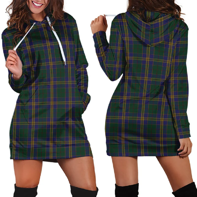 Kilkenny County Ireland Tartan Hoodie Dress Women's unclassified dresses