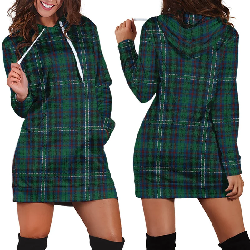 Killen Tartan Hoodie Dress Denim unclassified dresses