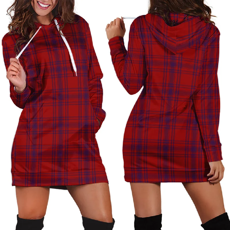Kyle Tartan Hoodie Dress Chic unclassified dresses