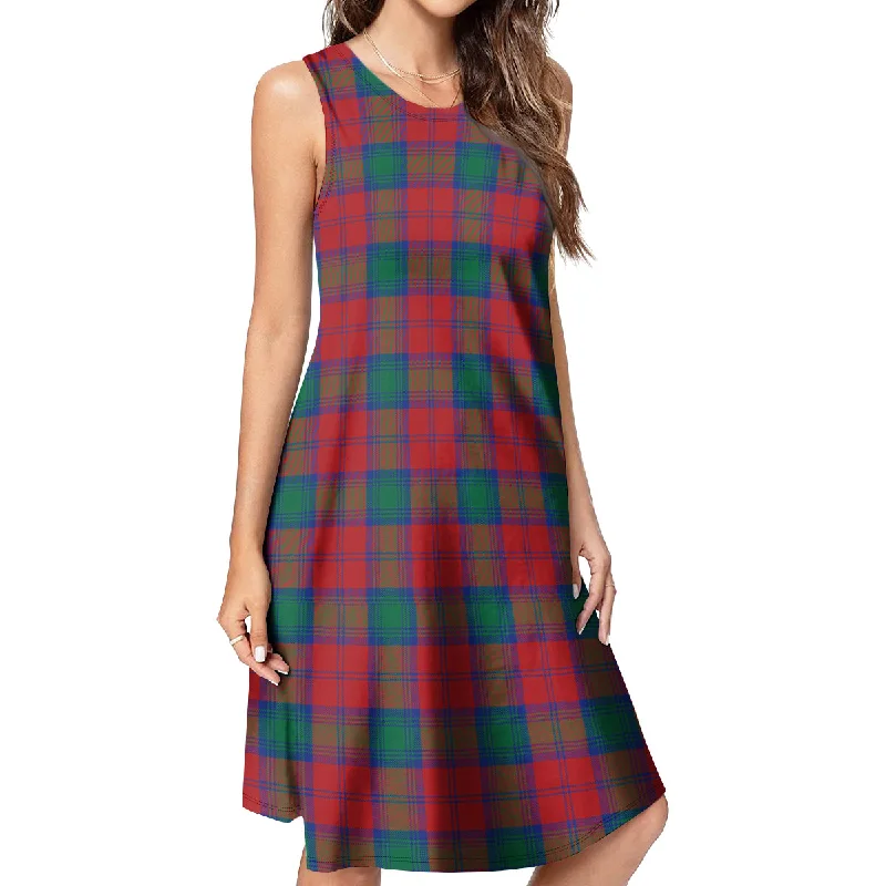 Lindsay Modern Tartan Womens Casual Dresses Striped unclassified dresses