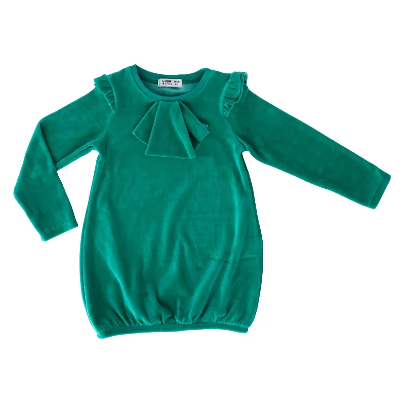 Raspberry Republic Velour Dress Aristodogs Green Bodycon unclassified dresses