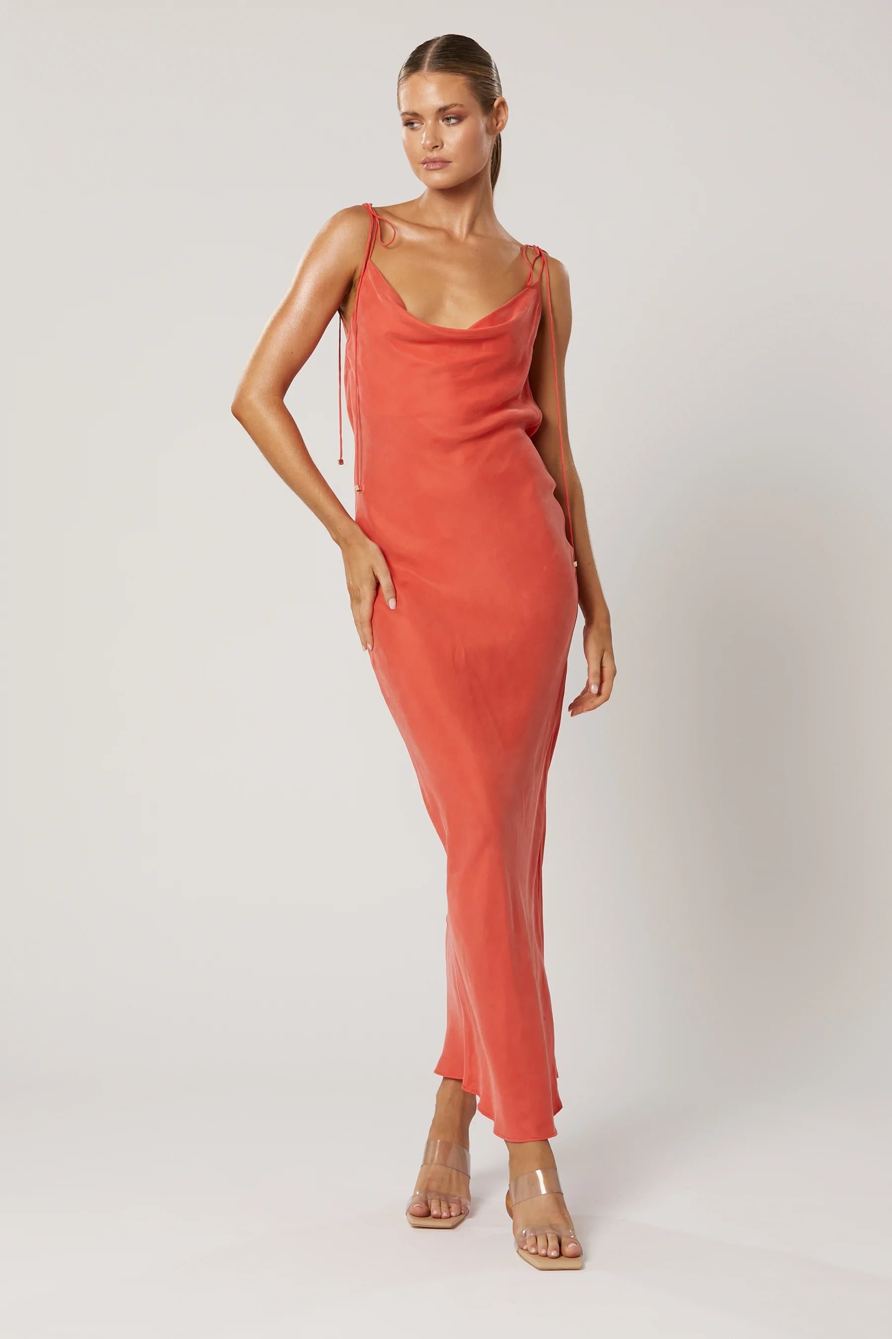 Winona Marcella Cowl Dress - Scarlet Boho unclassified dresses
