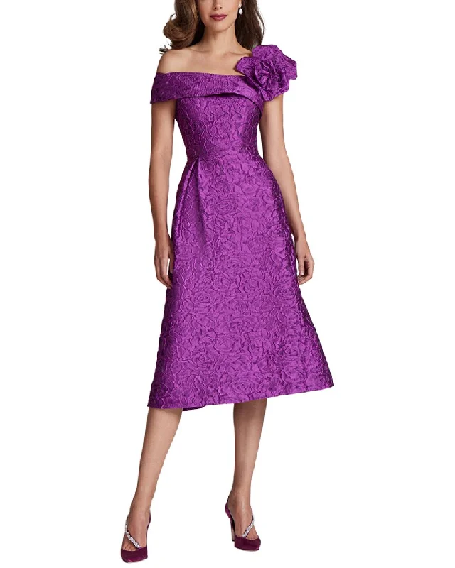 Teri Jon by Rickie Freeman Special Occasion Short Printed Dress Mini Skirt Fashion