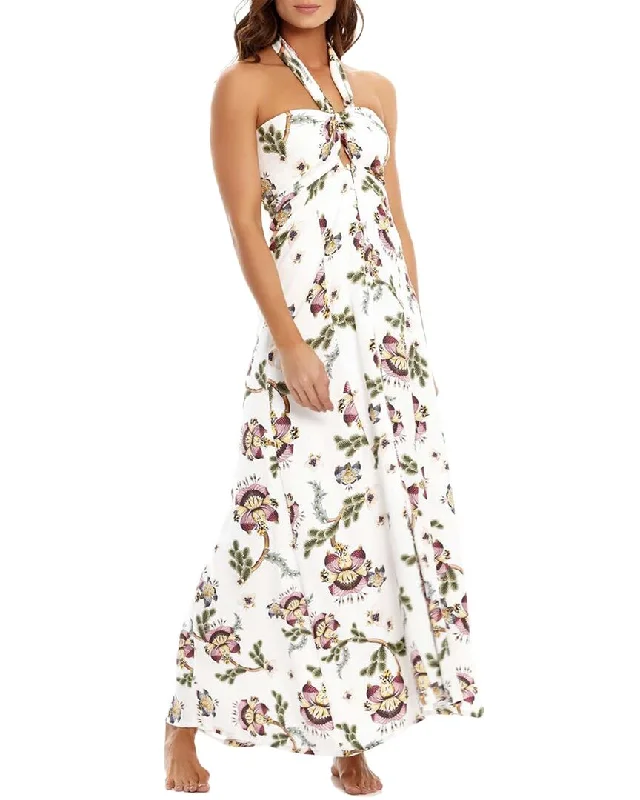 Agua Bendita Beck Varenna Maxi Dress Embellished Maxi Skirt