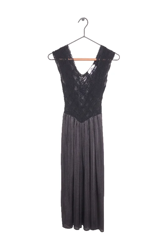 1960s Lace Slip Dress USA Elegant Lace Dress
